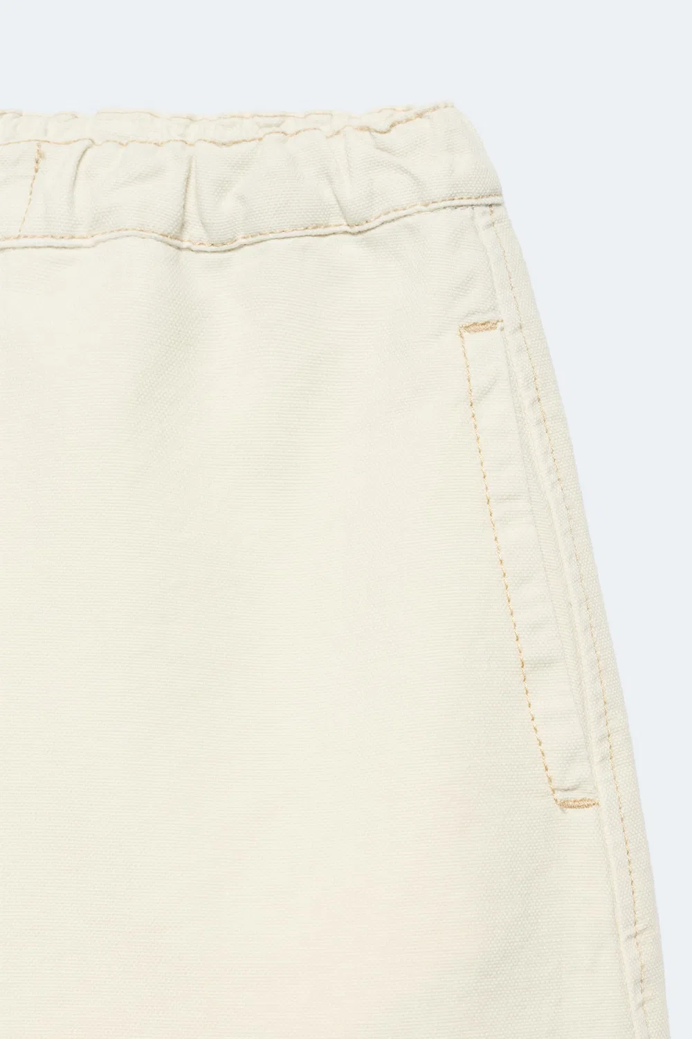 Брюки-саруэль из хлопка и льна, лимитированная серия, 2-14 лет ZARA, Ecru — фото 3