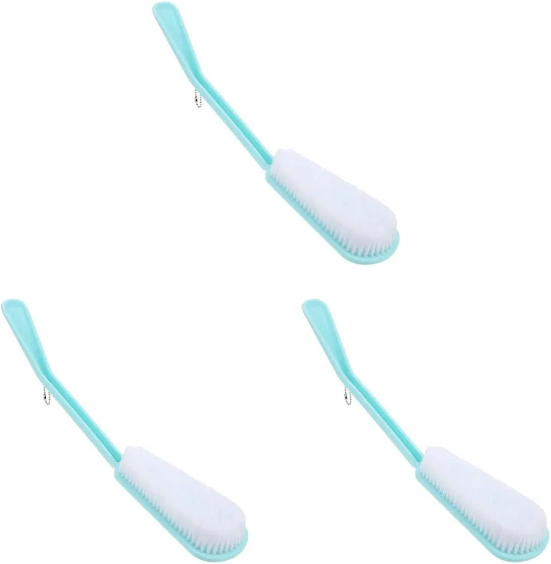 Щетка для душа, FOMIYES, 3 штуки, 38 x 6.7 x 3.5 см, Blue