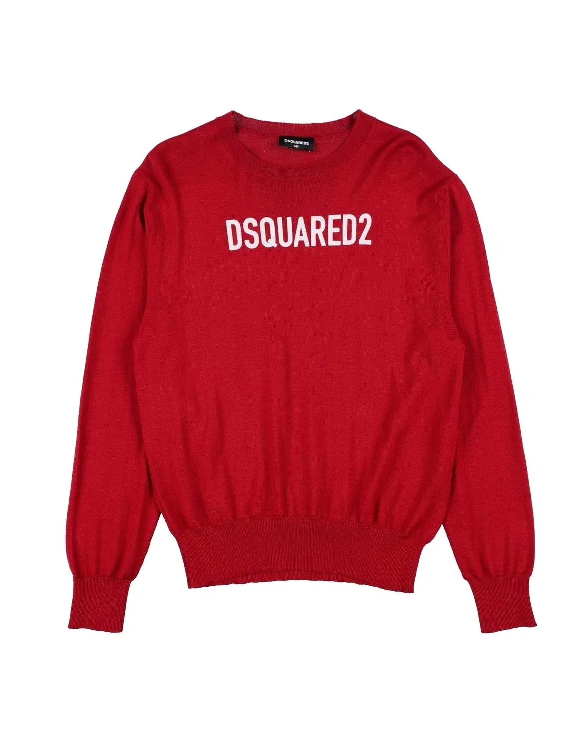 Джемпер с круглым вырезом Dsquared2, красный