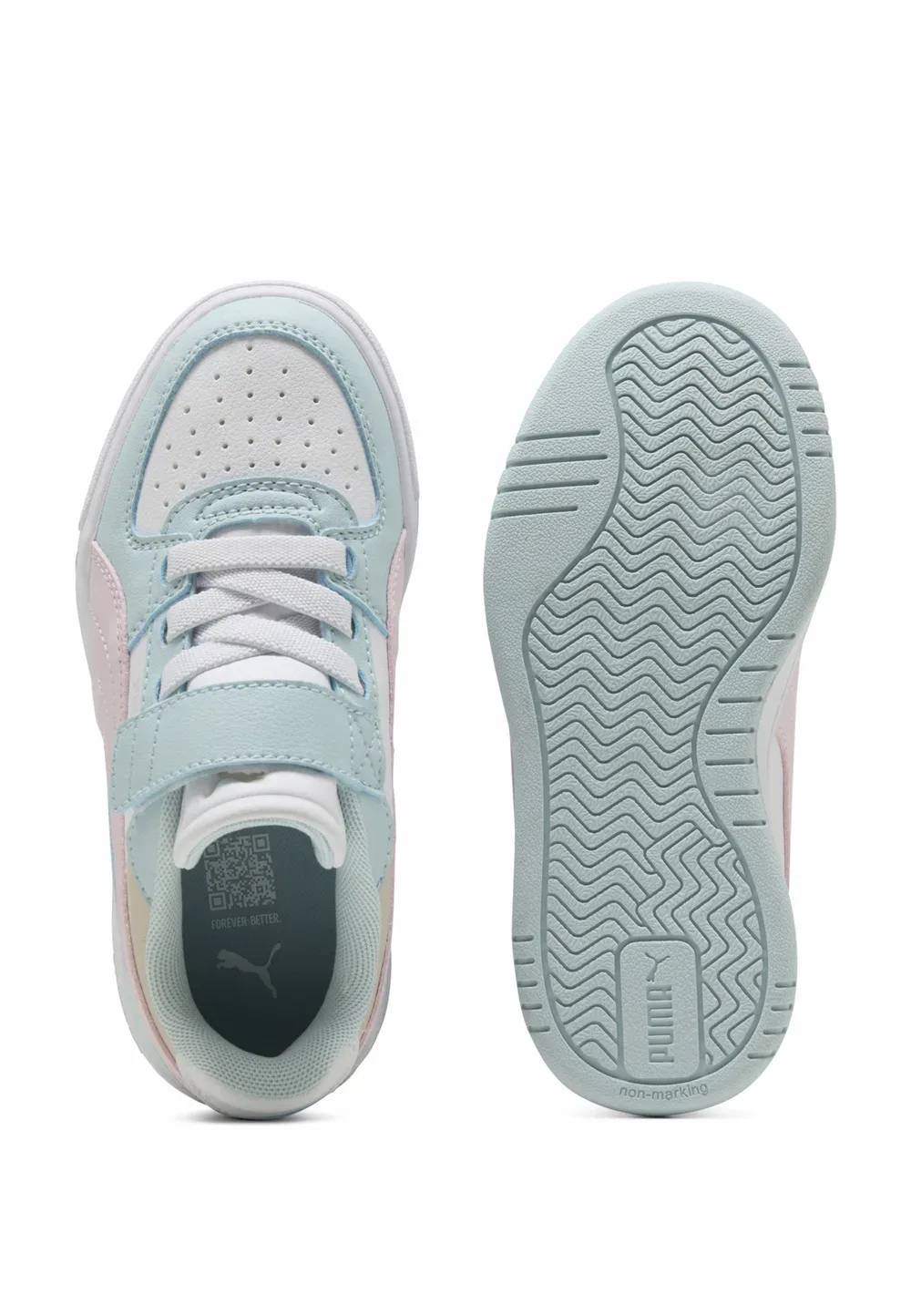Кроссовки Caven iii унисекс Puma, Aqua Glow-Powder Pink- White — фото 3