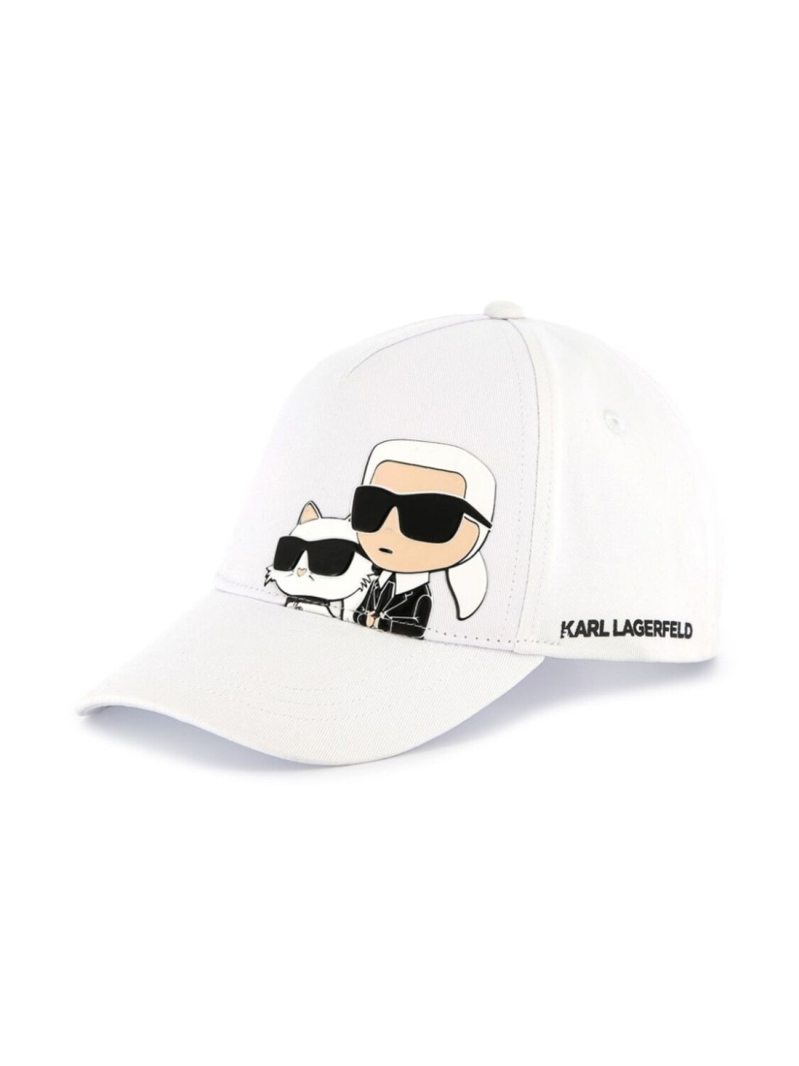 

Karl Lagerfeld Kids кепка с логотипом, белый