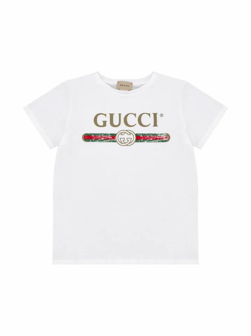 

Футболка с логотипом Gucci