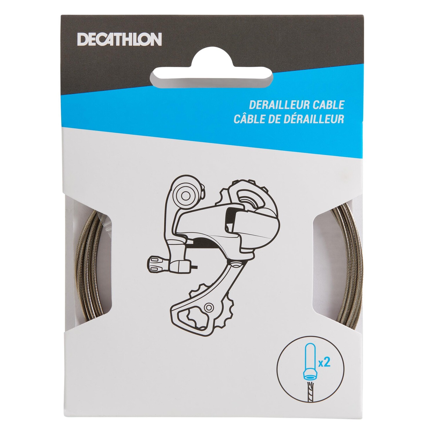 

Трос трансмиссии из нержавеющей стали универсальный серый Decathlon