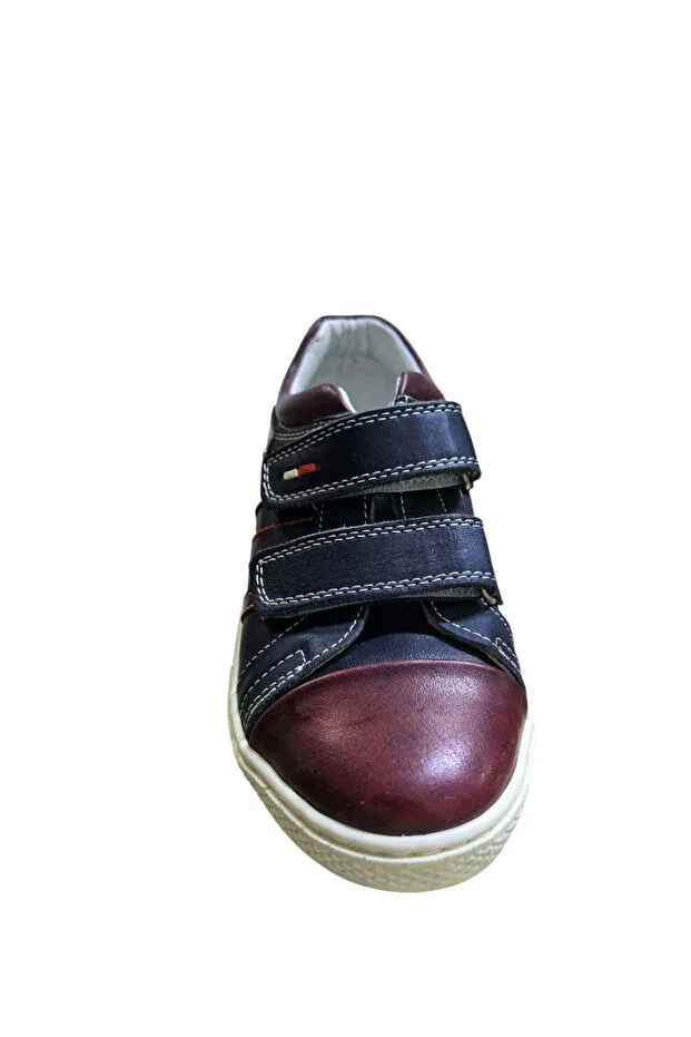 Детские туфли для мальчиков ортопедические Konay b234 Bayrak, Navy Blue Burgundy — фото 2