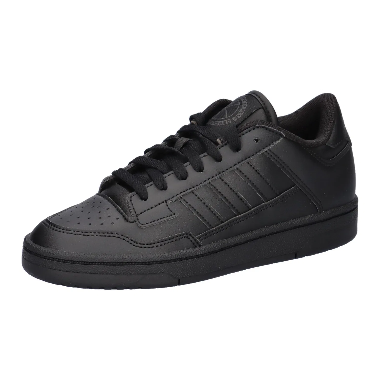 Детские кроссовки с высоким качеством Rapid Court Low J Adidas, Schwarz Grau Schwarz