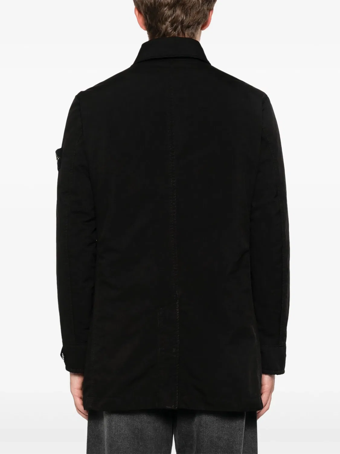 Stone Island Стеганая куртка David-TC черная — фото 2