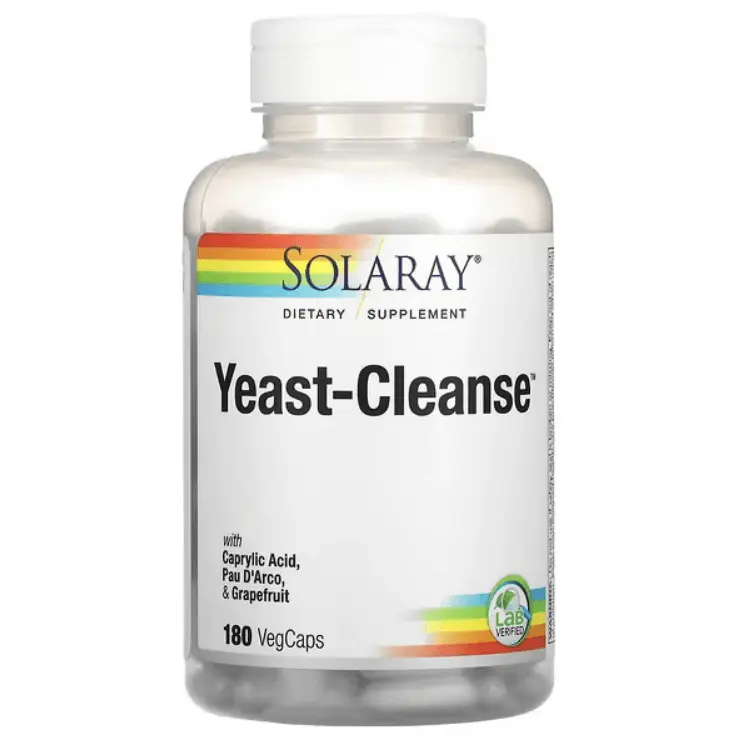 

Витамин Solaray Yeast-Cleanse, 180 растительных капсул