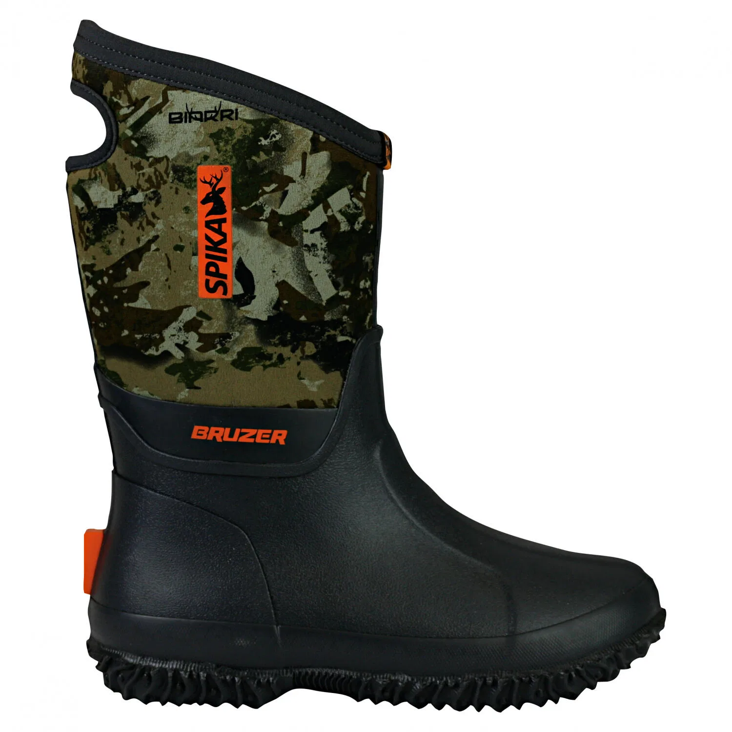 Детские резиновые сапоги Bruzer Spika, Biarri Camo/Charcoal, Farblos / Kohlengrau