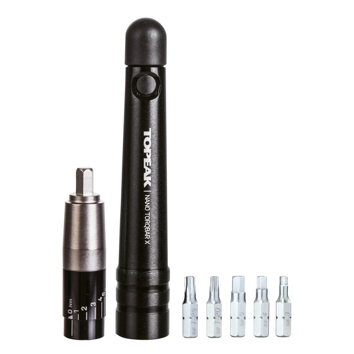 

Мультитул Nano TorqBar X Minitool TOPEAK, черный / черный / серебристый