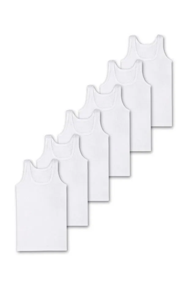 Детское белье для мальчиков хлопковое набор 6 шт Panfilia, White-Cream