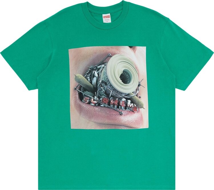 

Футболка Supreme Braces Tee 'Green', зеленый