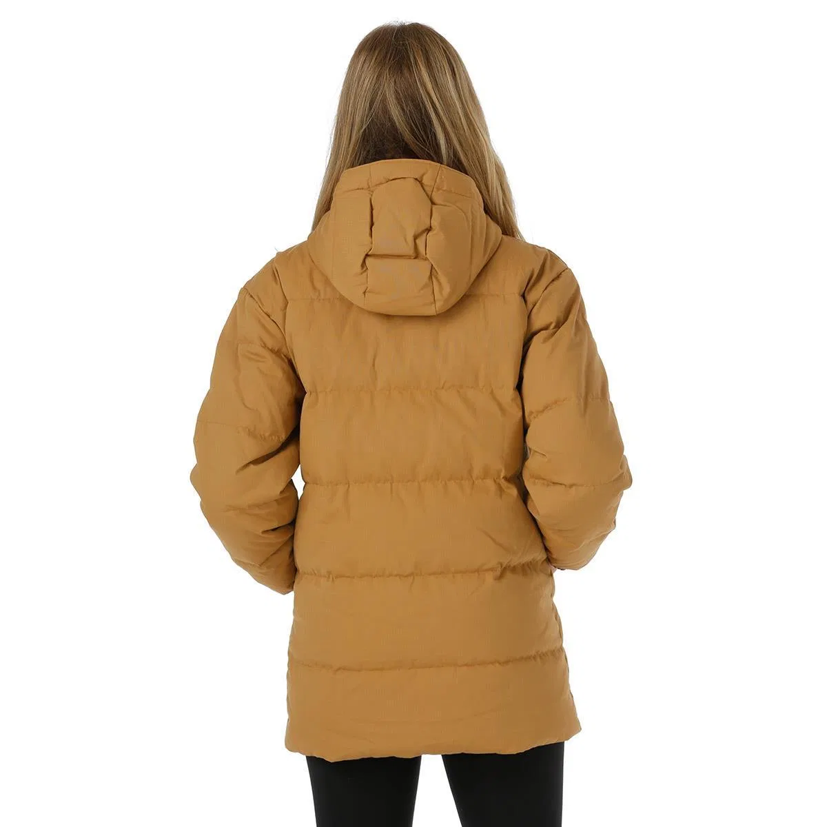 Утепленная куртка-парка из хлопка с капюшоном Cotton Down Parka Patagonia, Nest Brown — фото 4