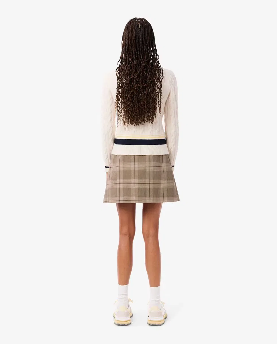 Юбка Lacoste Beige с принтом — фото 2