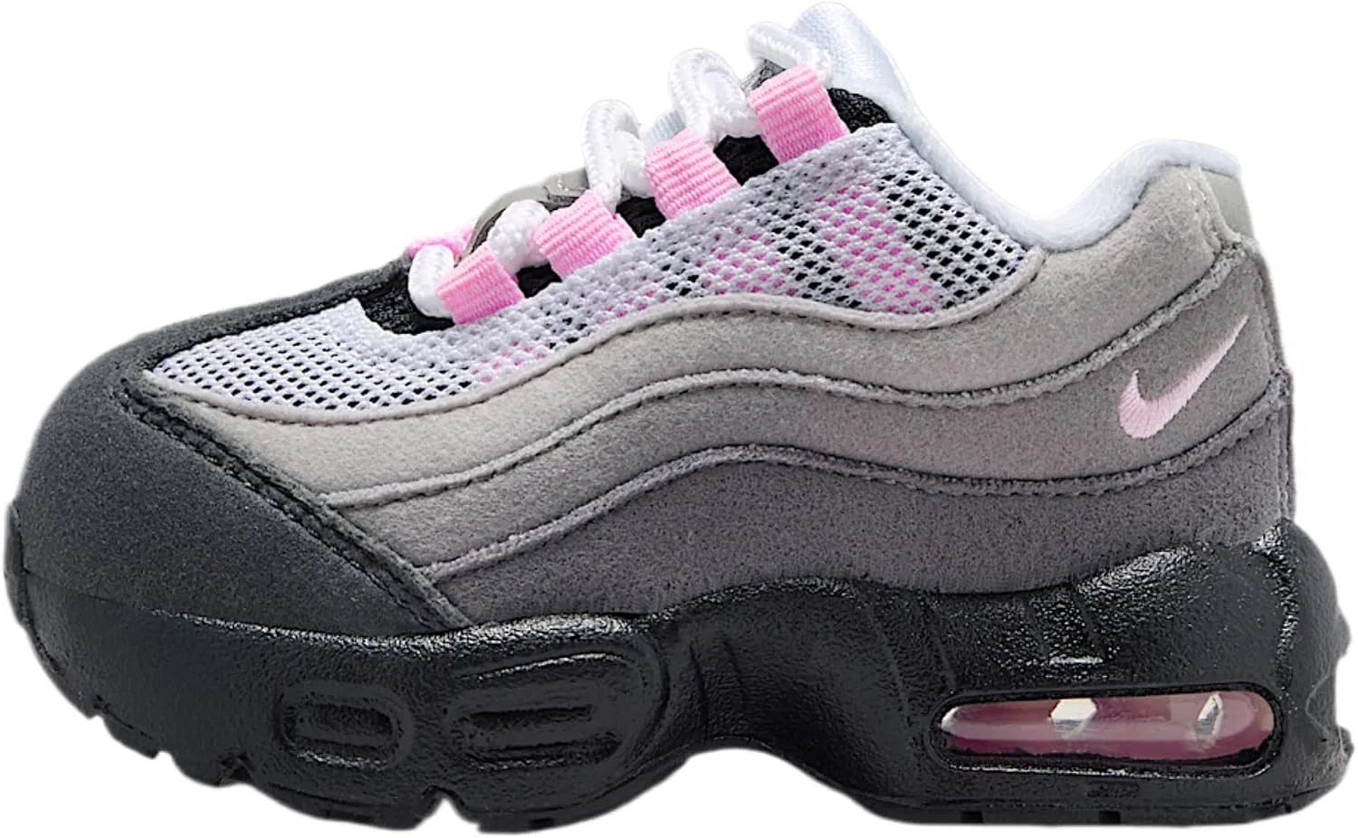 Детские кроссовки для мальчиков Little Max '95 Nike, Black/White/Medium Gray/Pink Foam