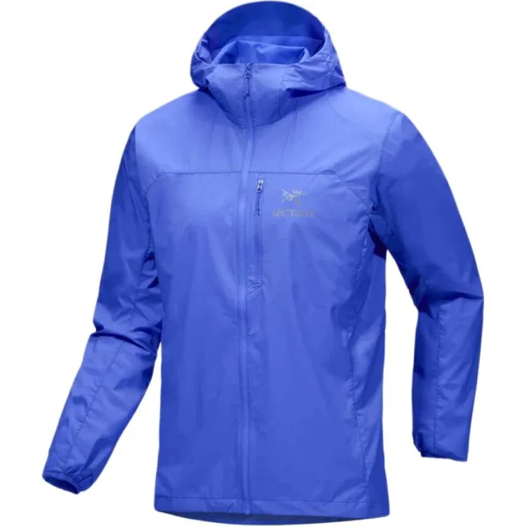 Мужская ветрозащитная куртка с капюшоном Squamish Arcteryx, Blue/Electra