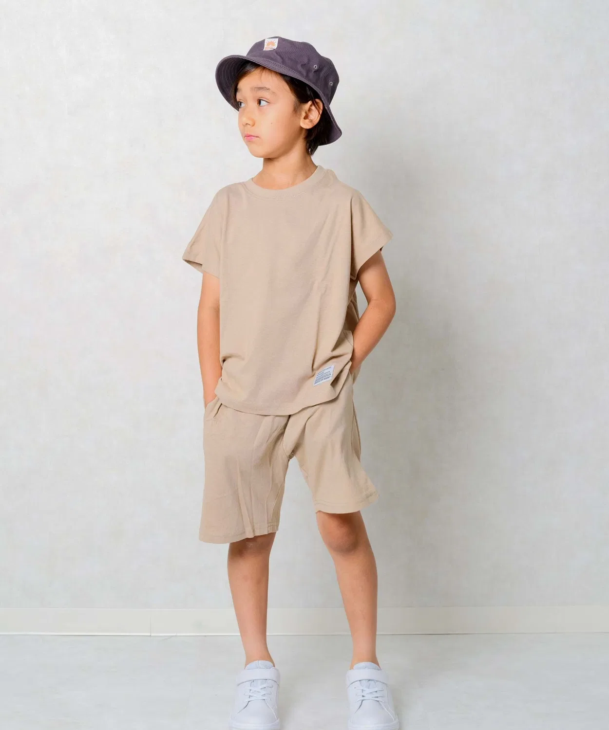 Детский комплект без рукавов Oversize SHISKY, Бежевый