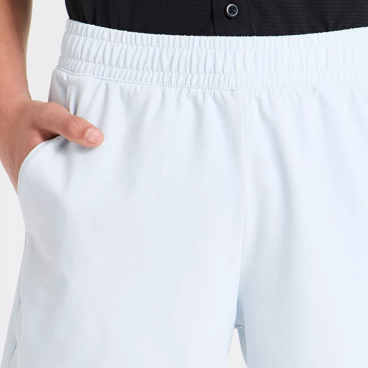Детские шорты для мальчиков 2-в-1 с влагоотводящими свойствами All In Motion KIDS PERFORMANCE, Light Blue — фото 3