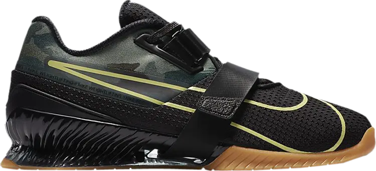 Кроссовки Nike Romaleos 4 'Camo', черный — фото 2