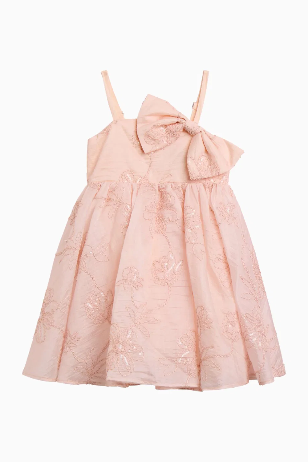 Платье с вышивкой Amelia Embroidered Bow Bardot Junior