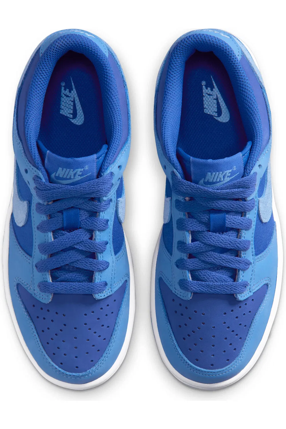 Кроссовки детские баскетбольные Dunk Low Nike, Game Royal/White — фото 3