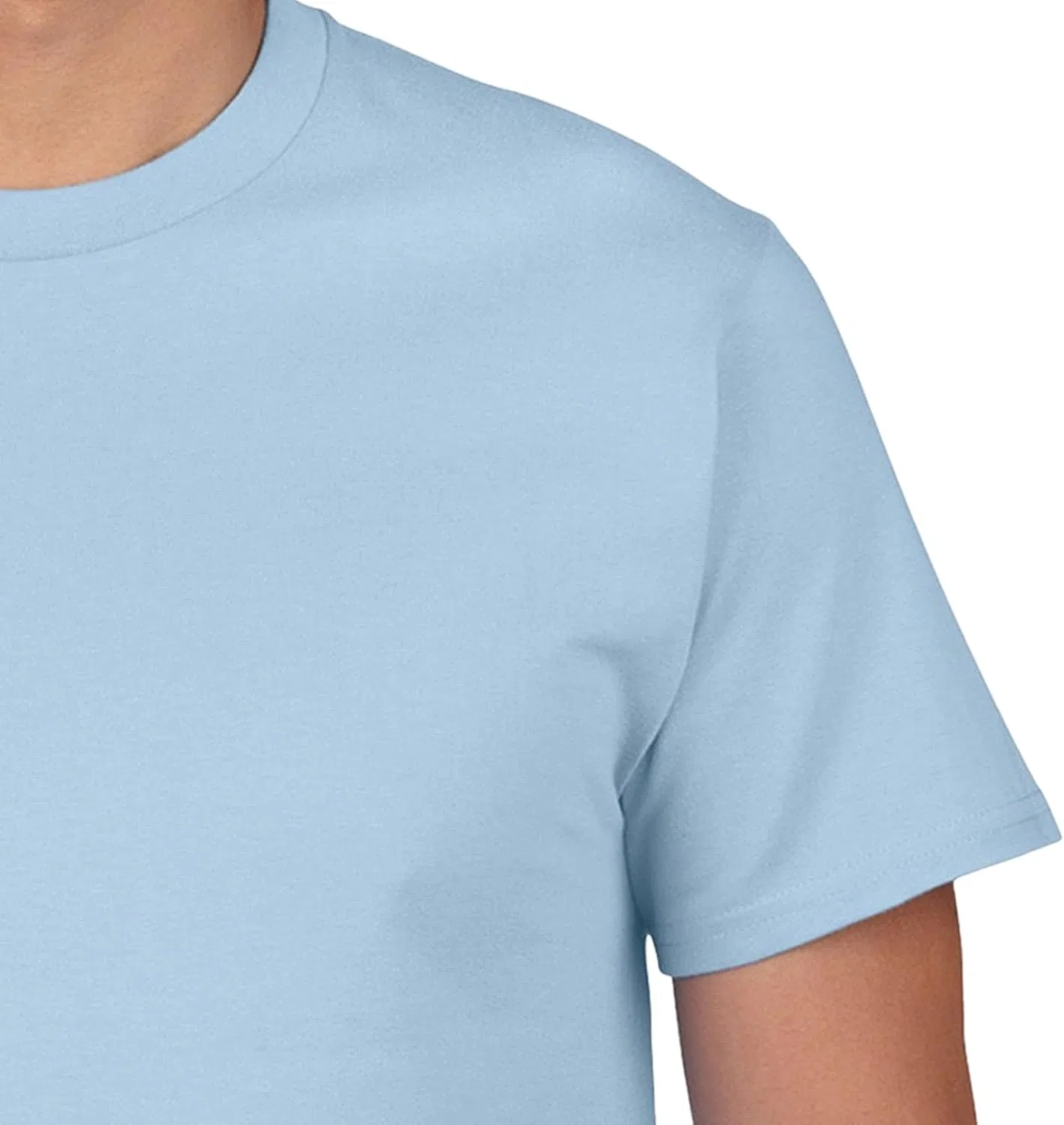 Мужская футболка с круглым вырезом Crew-Neck Cotton, Blue — фото 3