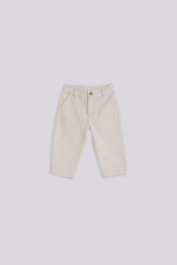 Детские брюки для мальчиков прямого кроя Gb Baby, Beige