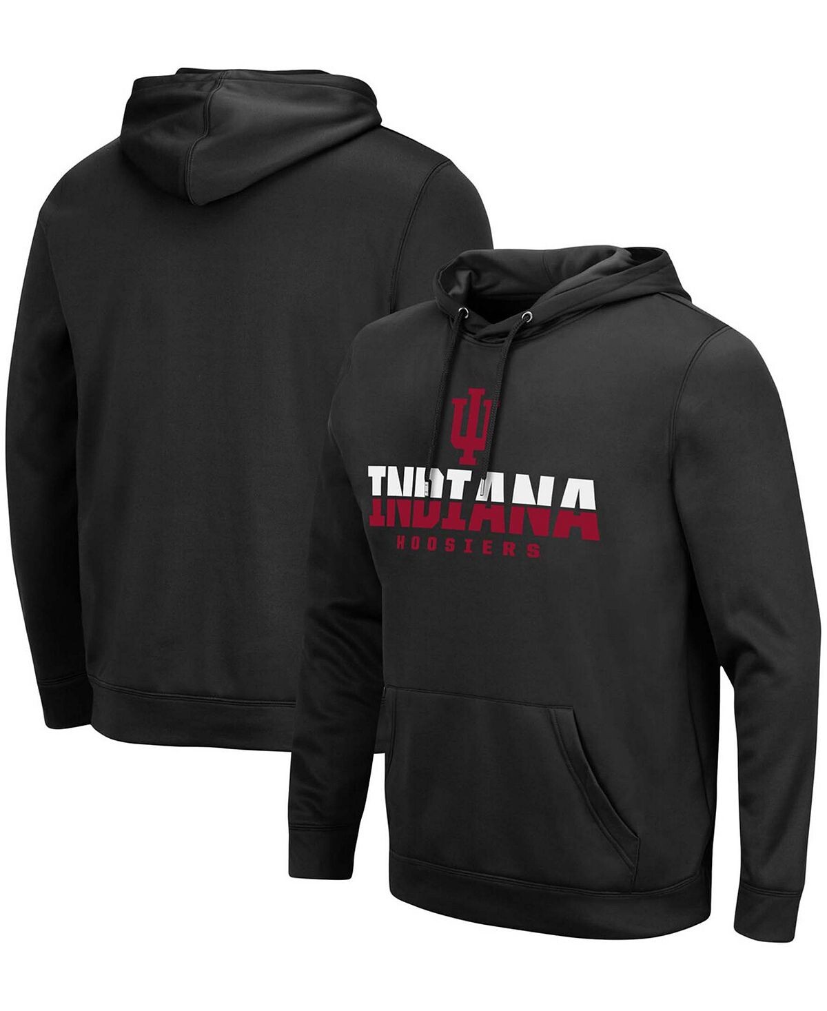 

Мужская черная толстовка с капюшоном indiana hoosiers lantern Colosseum, черный