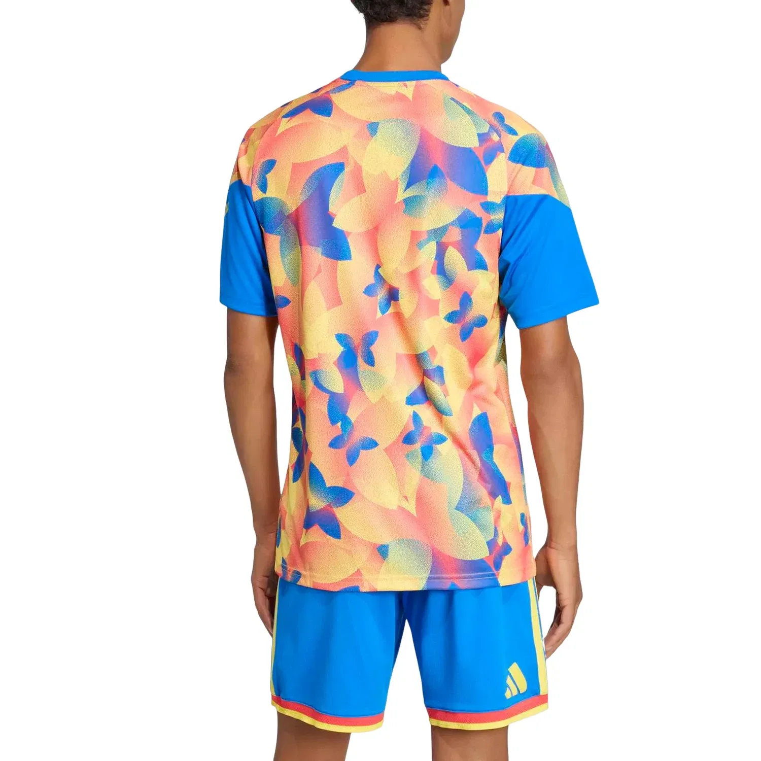 Мужская футболка Adidas Colombia 26 Home Pre Match Jersey, мультиколор — фото 4