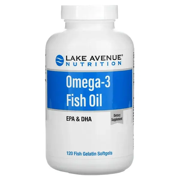 

AlaskOmega, рыбий жир с омега-3, 120 капсул из рыбьего желатина, Lake Avenue Nutrition