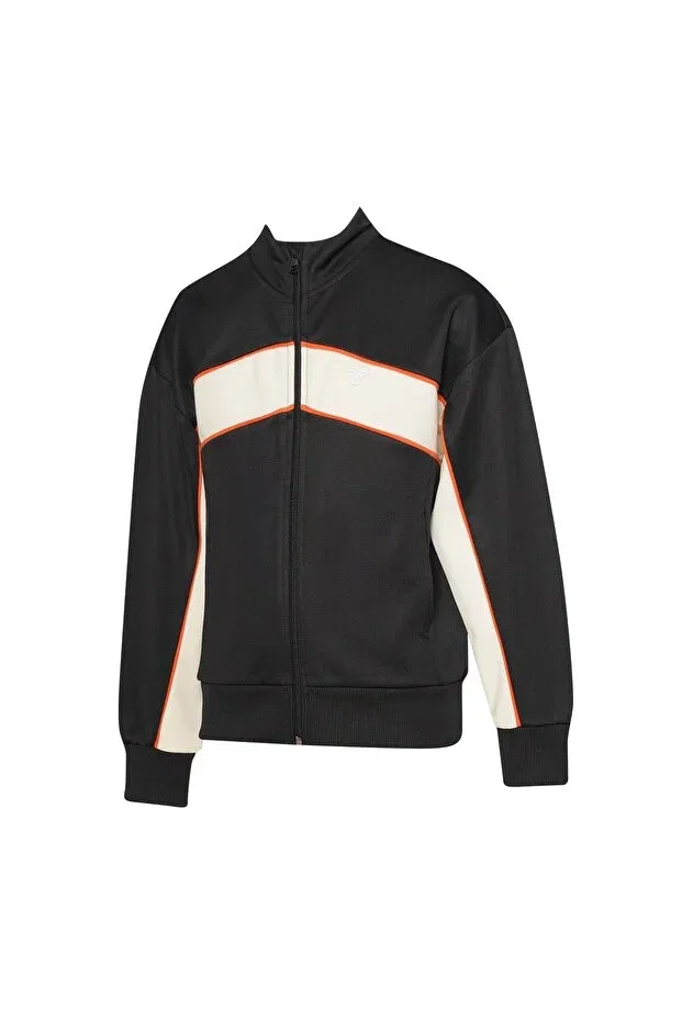Детские свитшот на молнии для девочек с длинным рукавом Hummel, Black
