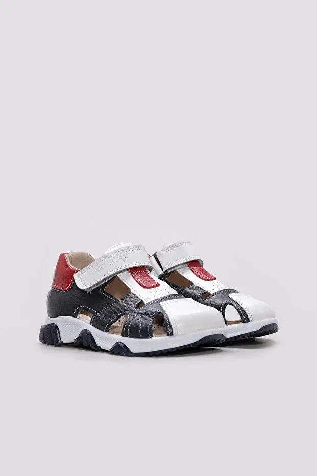 Детские повседневные туфли для девочек с принтом Young Fast Step, Navy Blue White — фото 4