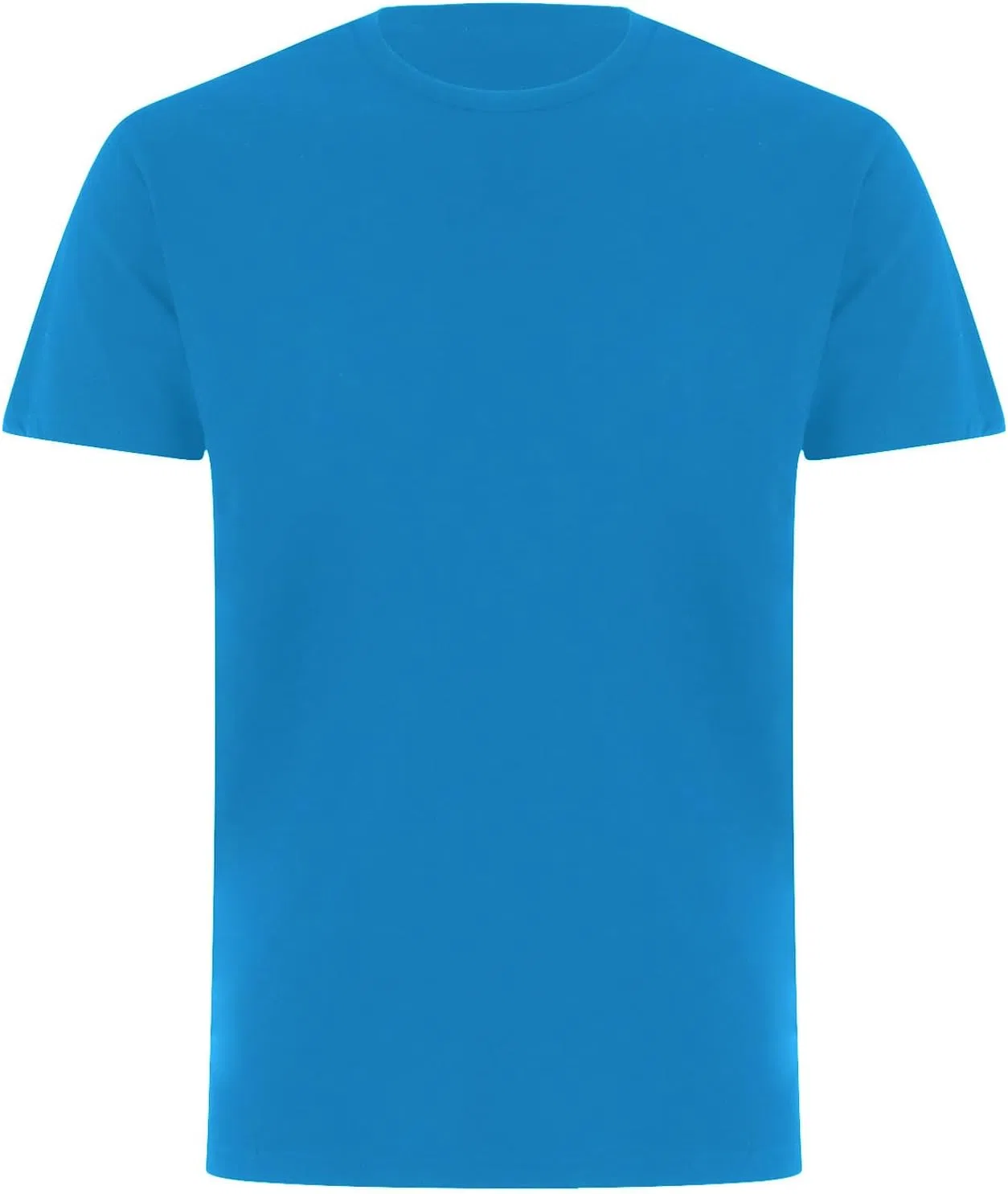 Мужская облегающая футболка с коротким рукавом Athletic Shirts, Sky Blue — фото 2