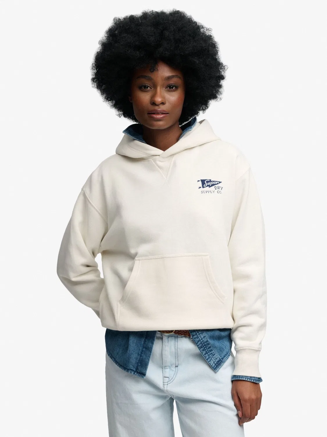 Худи Relaxed Fit Heritage Hamptons Superdry, кремовый