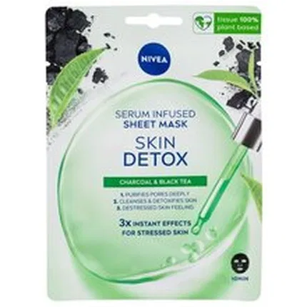 Тканевая маска для лица с сывороткой Nivea Skin Detox Serum Infused Sheet Mask