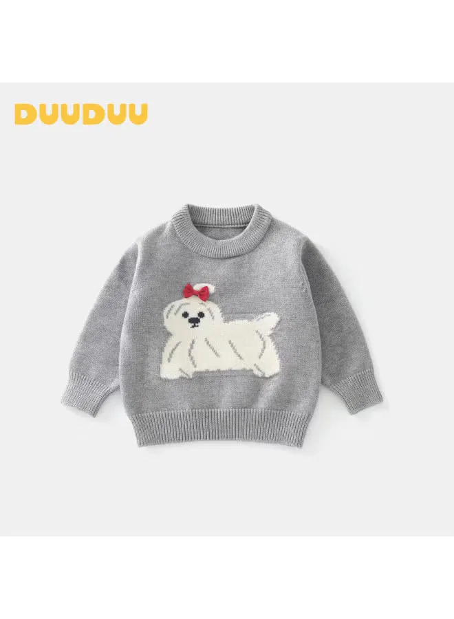 Свитшот с длинным рукавом детский Duuduu, серый