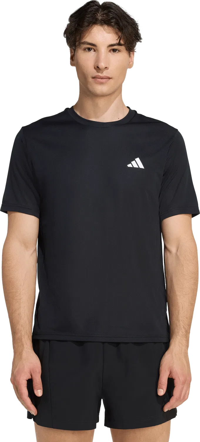 Мужская спортивная футболка с коротким рукавом Adidas, черный — фото 2