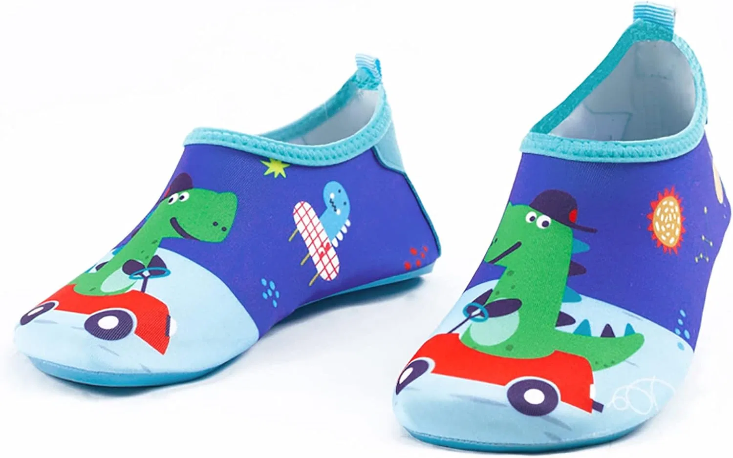 Детские кроссовки для мальчиков с принтом животных Tan Sneakers, Blue — фото 2