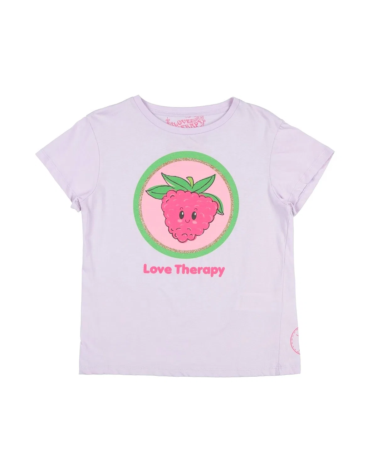 Футболка с принтом Love Therapy, сиреневый