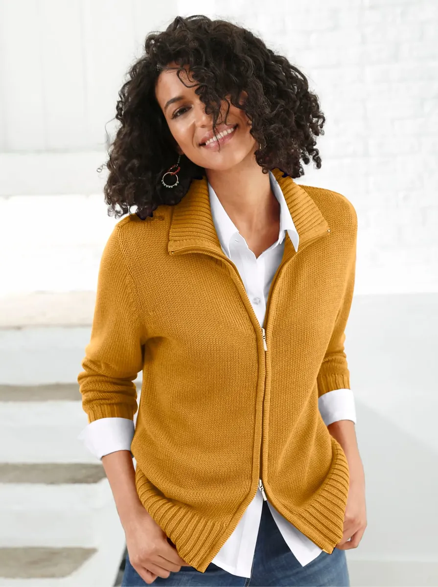 

Кардиган в стиле casual Casual Looks, желтый
