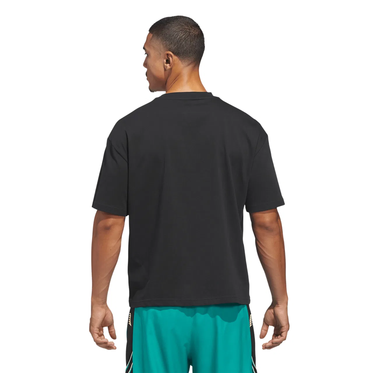 Футболка мужская World of 5 Anthony Edwards Adidas, цвет Black/Equipment Green — фото 2
