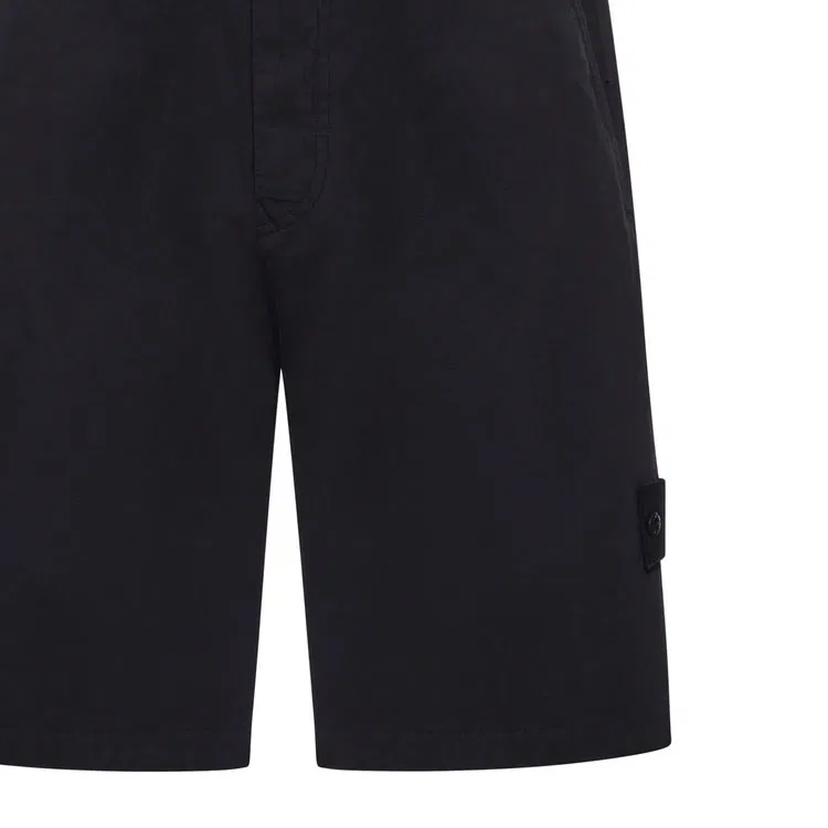 Шорты повседневные Casual Shorts, STONE ISLAND, Black — фото 4