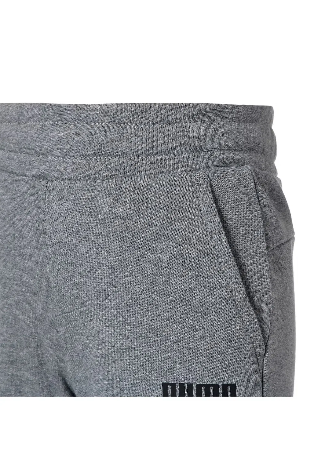Шорты из футера с посадкой выше колена Essentials youth kids boys Puma, серый — фото 2