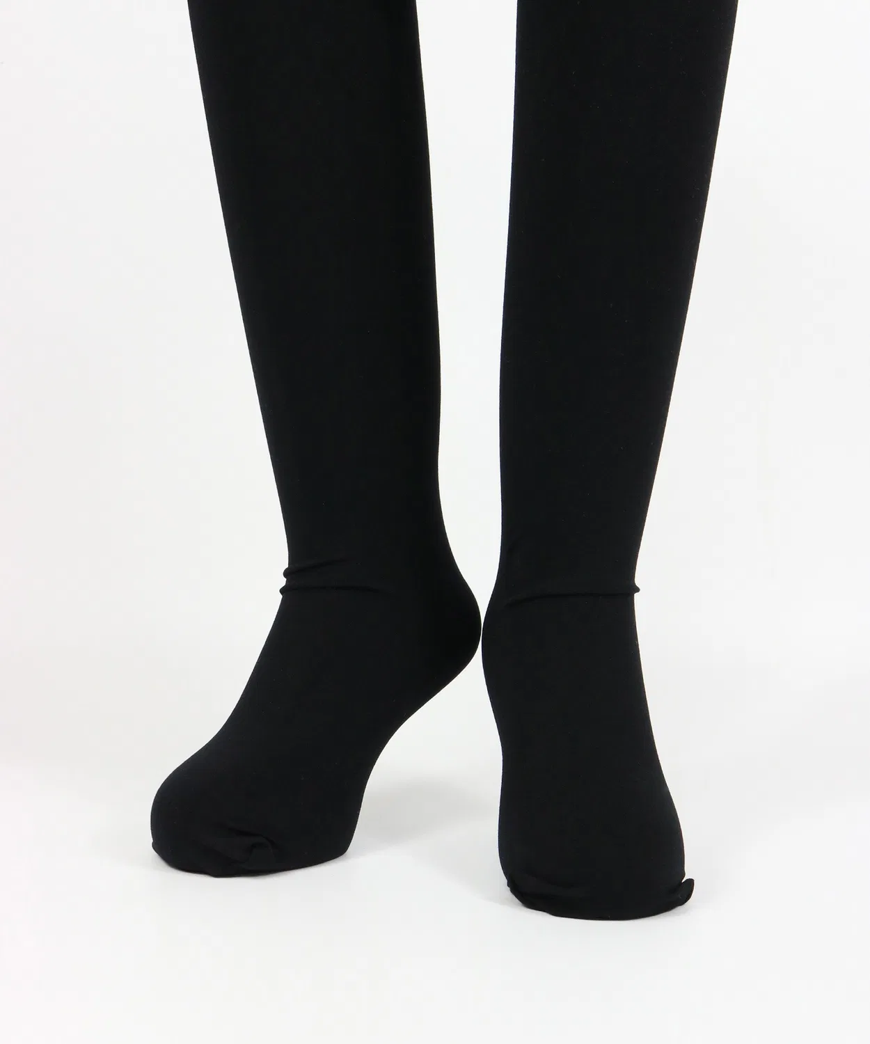 Детские колготки 80 ден без рисунка, модель 80デニール カラータイツ, box408, Black
