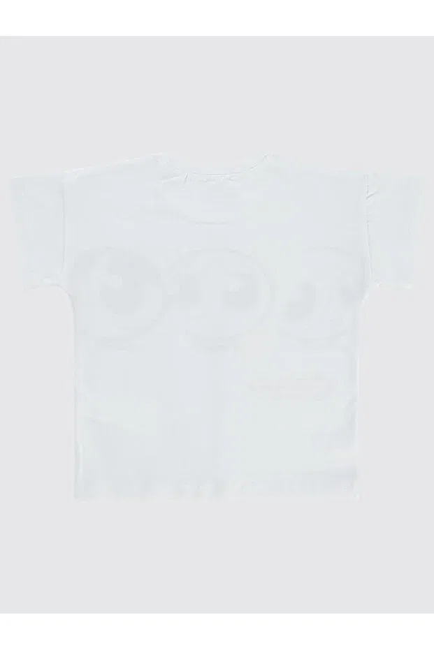 Детская футболка для девочек хлопковая Powerpuff Girls, White — фото 2