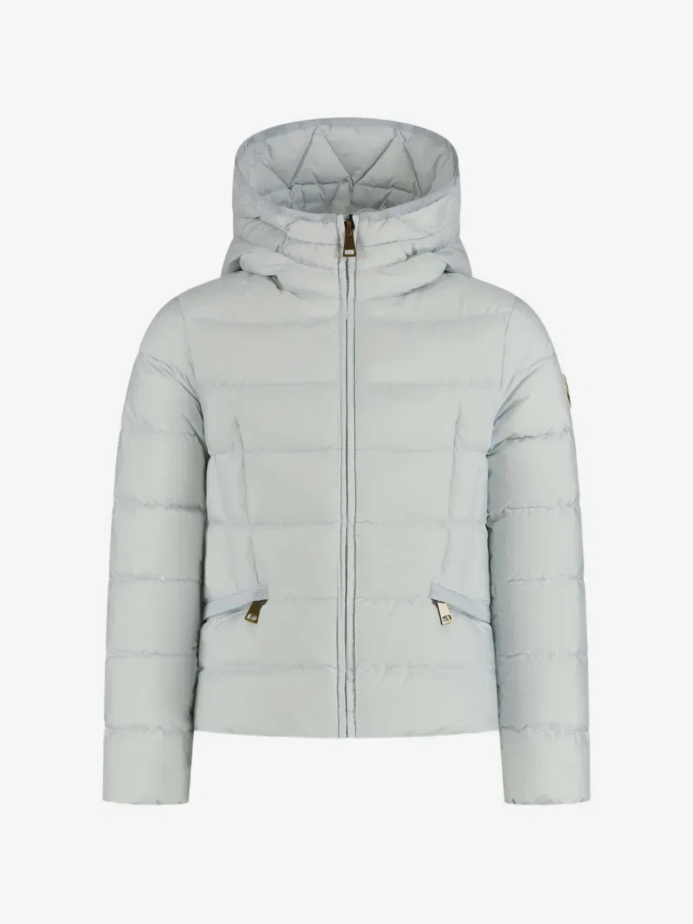 Куртка с капюшоном и наполнителем Moncler Enfant, серый