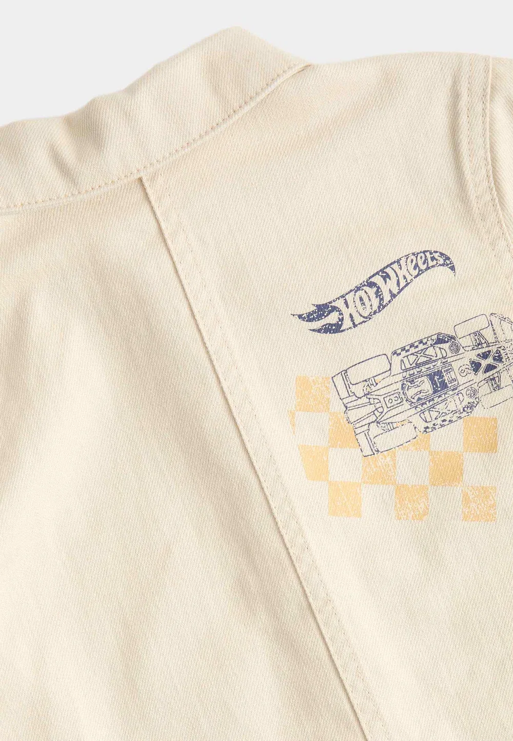 Джинсовая куртка Hot Wheels Marks & Spencer, Cream — фото 2