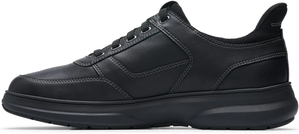 Мужские туфли Clarks Mullan Easy Slipper, черный/черный — фото 2