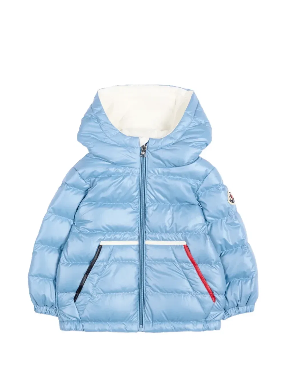 Стеганая куртка Icarus с капюшоном Moncler Enfant, синий