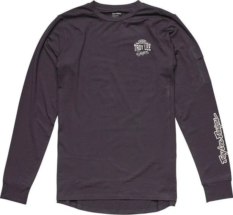 Детский лонгслив с принтом Ride Ruckus Tld - Troy Lee Designs, Schwarz