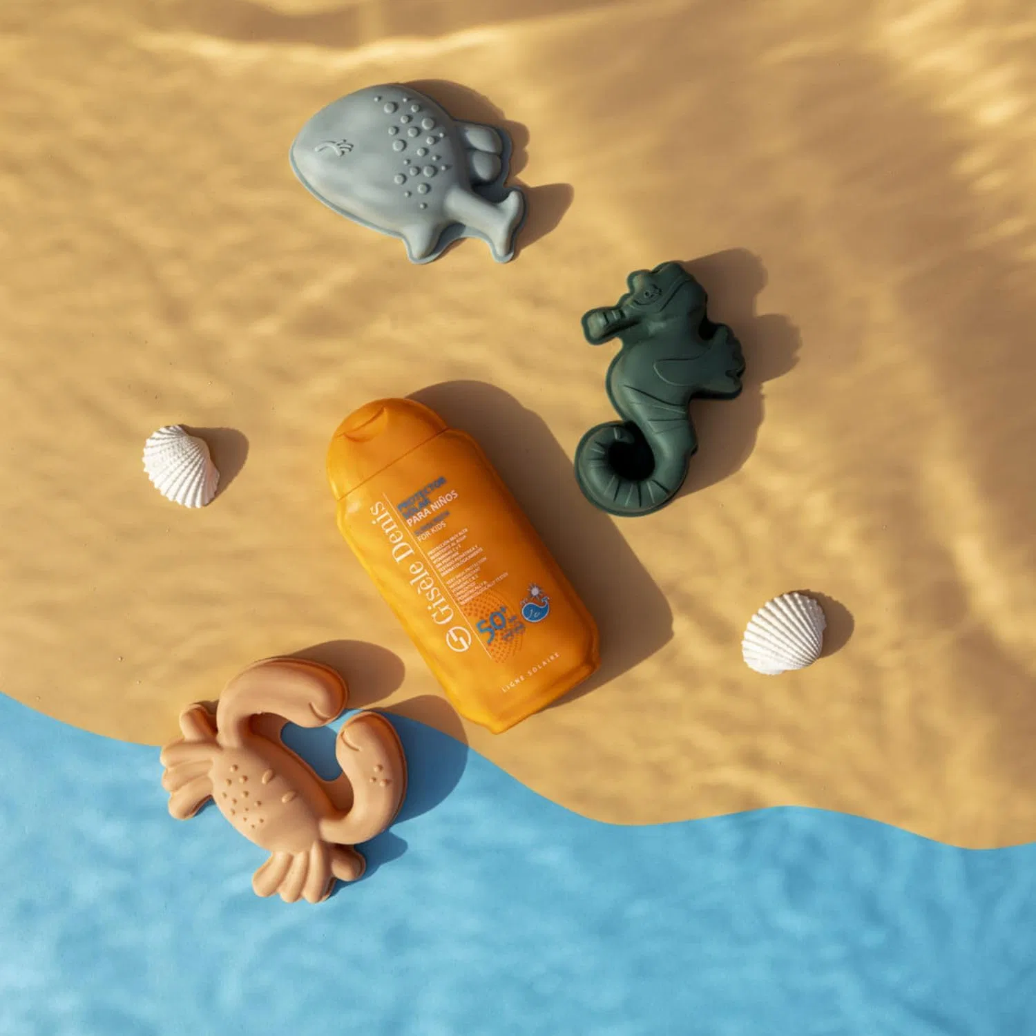 Солнцезащитный лосьон для детей SPF50 Gisele Denis 200 мл, Ваниль — фото 3